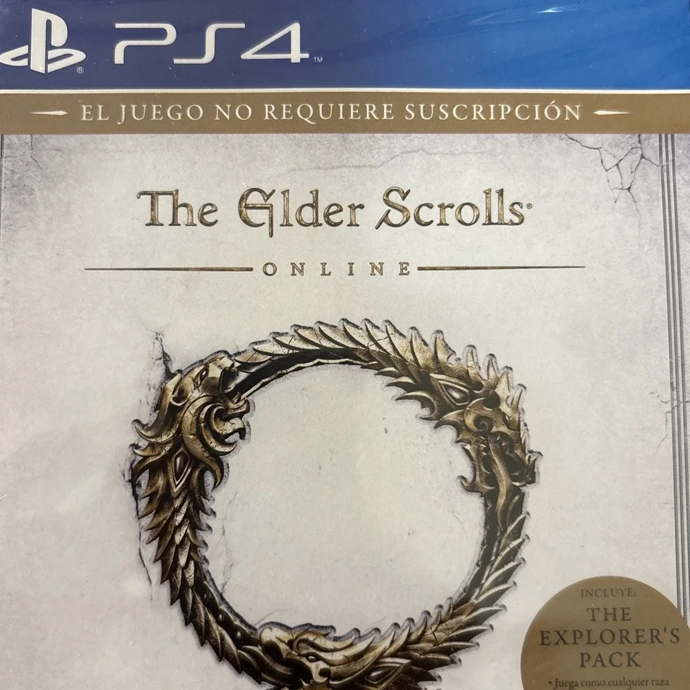 NEW Sealed The Elder Scrolls Online Tamriel Unlimited PS4 English & Spanish 14G